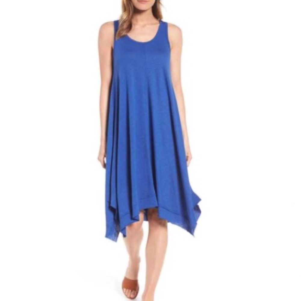 Casual handkerchief hem dress